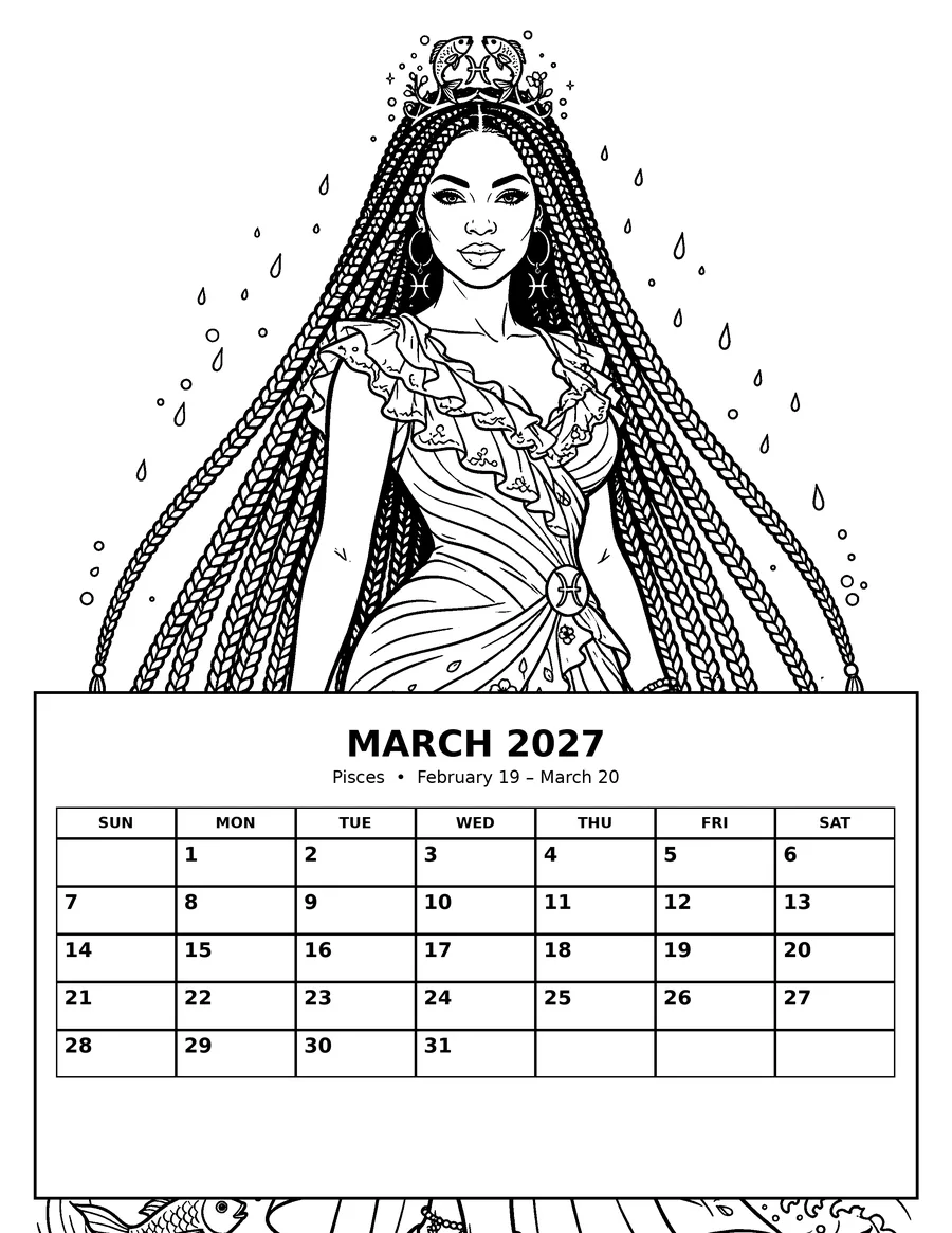 March — Pisces queen