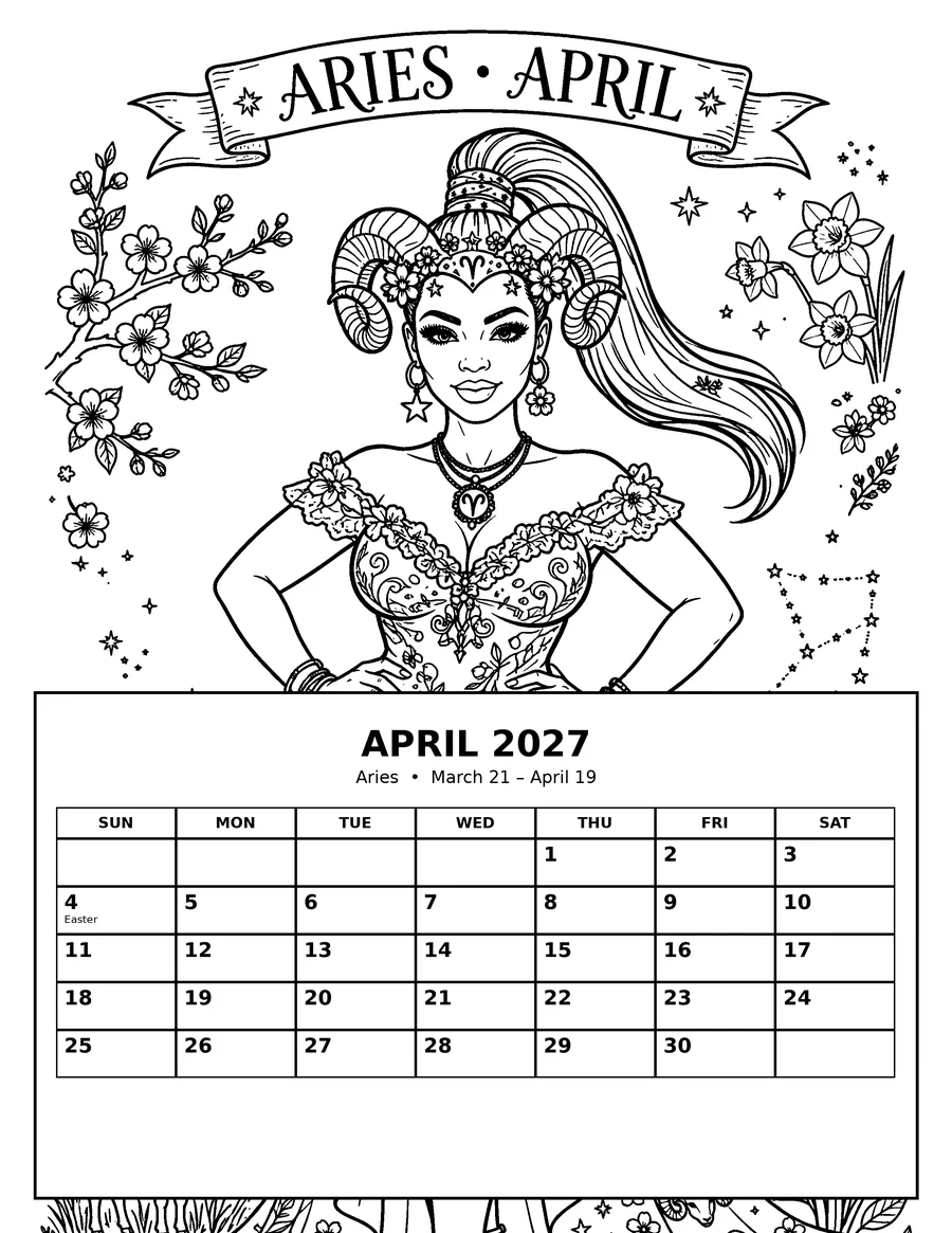 April — Aries queen