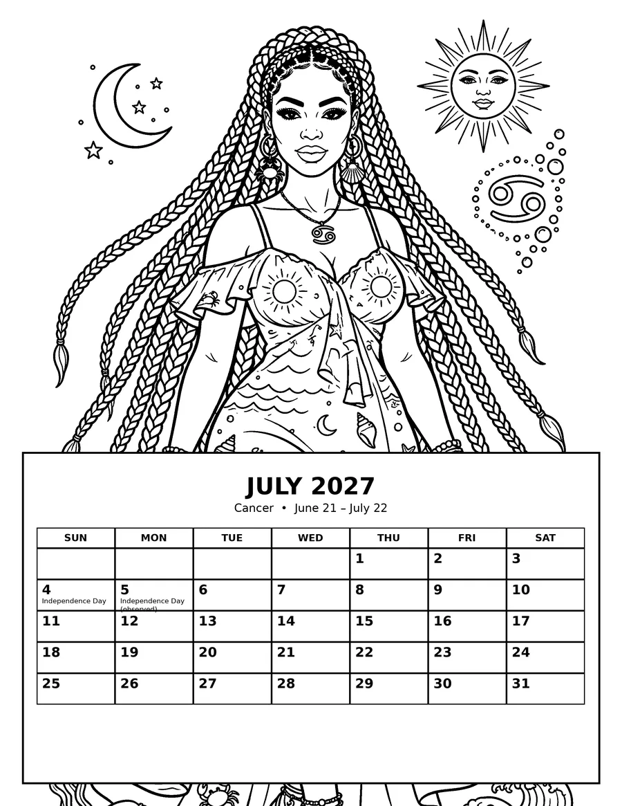 July — Cancer queen
