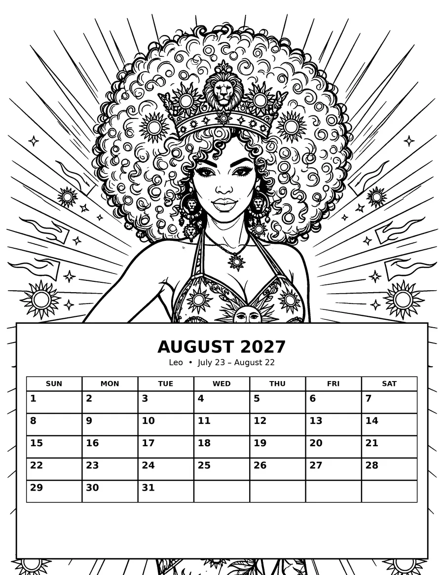 August — Leo queen