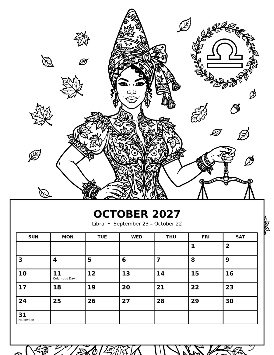 October — Libra queen